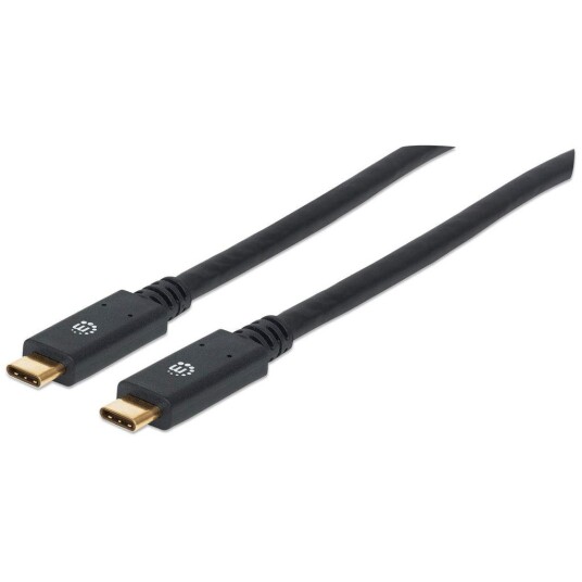 MANHATTAN USB 3.1 Gen 1 Device Cable 3m Type-C Male to Type-C Male 5 Gbps Black