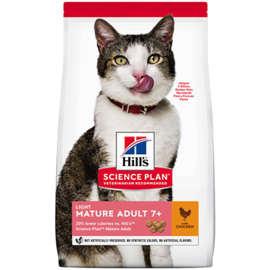 Hills Sp Feline Mature 7+ Light Chicken 1.5Kg