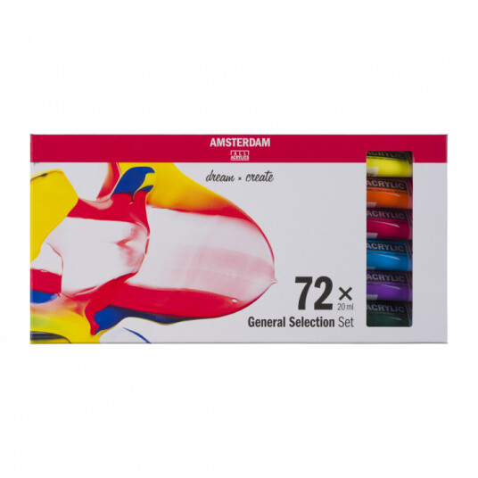 Amsterdam Akrylfarge Standard Set 72 x 20 ml