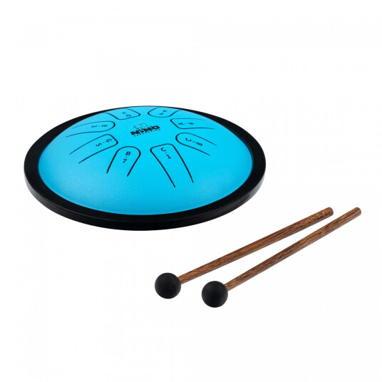 Nino Percussion Nino981 Steel Tongue Drum Small 7 Blue