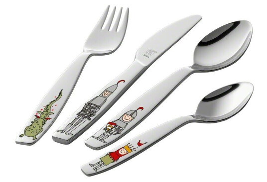 Zwilling Twin Kids Riddare barnebestikk 4 deler 1721340-01-0 1721344-01-0 Zwilling Twin Kids Riddare barnebestikk 4 deler 1721340-01-0 1721344-01-0
