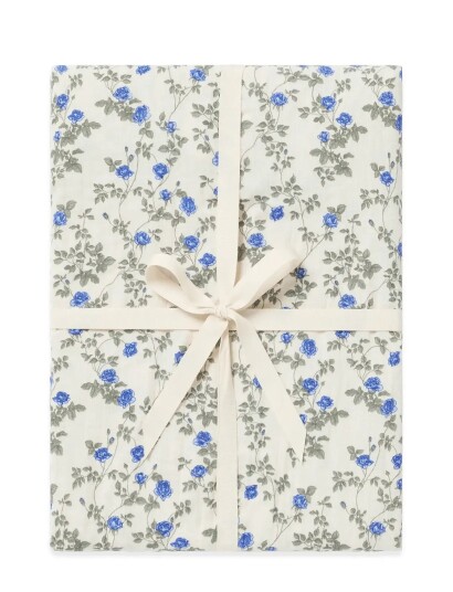 Garbo&Friends Muslin Fitted Sheet Junior 70x140x20 Cm Dainty Blue 70x140x20cm Garbo&Friends Muslin Fitted Sheet Junior 70x140x20 Cm Dainty Blue 70x140x20cm