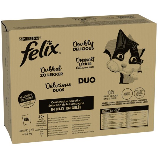 Felix Megapack Latz "As Good As It Looks" Poser 80 X 85 G Double Delicous Country Selection