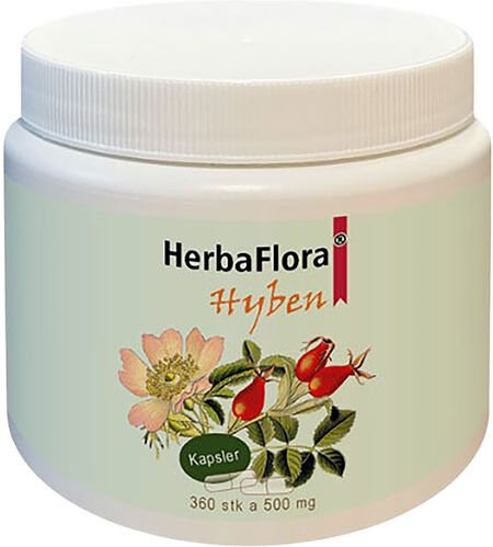 Herba Flora Hyben i kapsler 360 Kapslar Herba Flora Hyben i kapsler 360 Kapslar