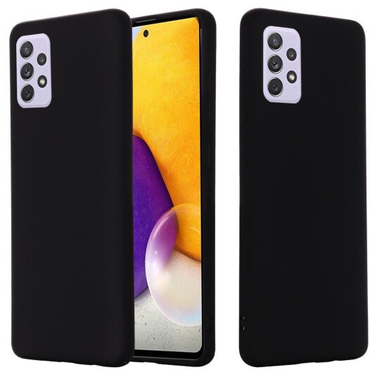 INCOVER Samsung Galaxy A73 (5G) Liquid Silikon Deksel - Svart