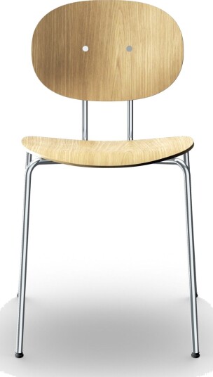 Sibast Furniture Sibast Møbler Piet Hein Spisestol Krom Eik