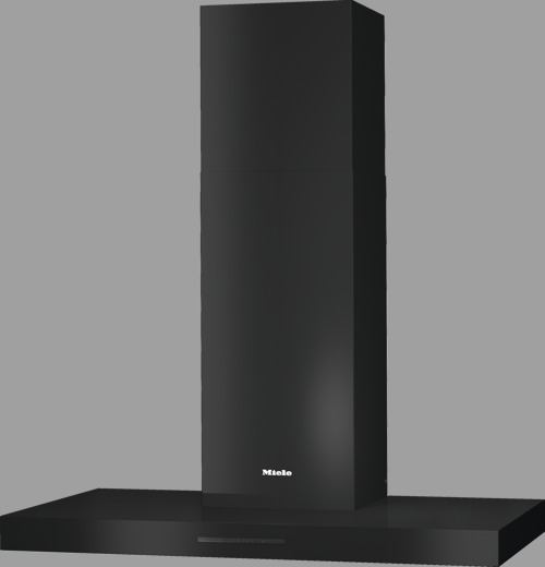 Miele PUR 98W Vegghengt Ventilator med 650 m3/h Kapasitet - Matt Svart