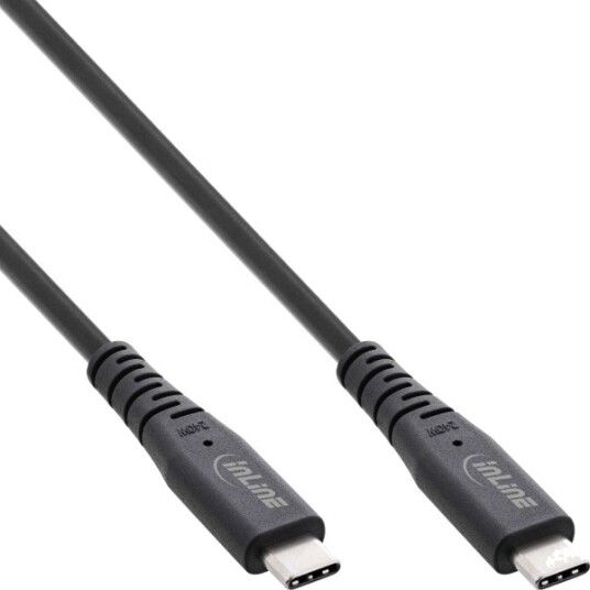Inline 35902I 2 M Usb C Usb C Usb4 Gen 3X2 40 Gbit/Sek Svart