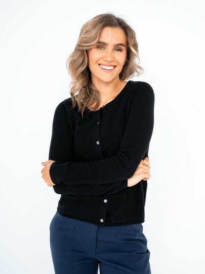 Rosemunde Laica Wool & Cashmere Cardigan Sort M Rosemunde Laica Wool & Cashmere Cardigan Sort M