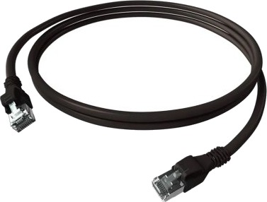 Zvk Cpp1osasas0030 Cat.6A Svart 3,0 M Zvk Cpp1osasas0030 Cat.6A Svart 3,0 M