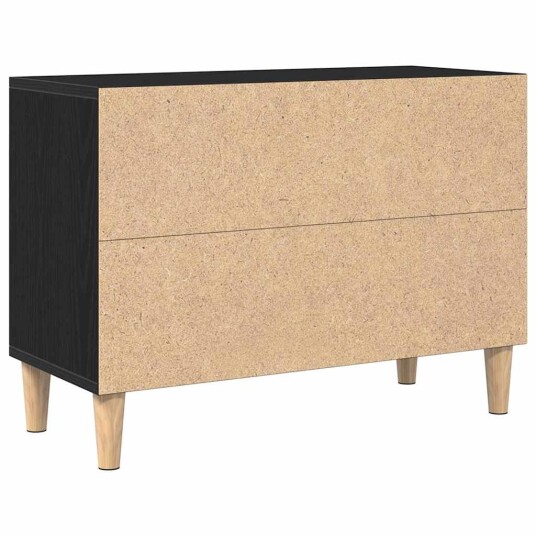 TV skap Svart 69.5 x 30 x 50 cm Konstruert tre
