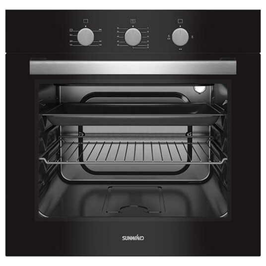 Innbyggingsovn Sunwind Chef Gass Sort 360120 Innbyggingsovn Sunwind Chef Gass Sort 360120