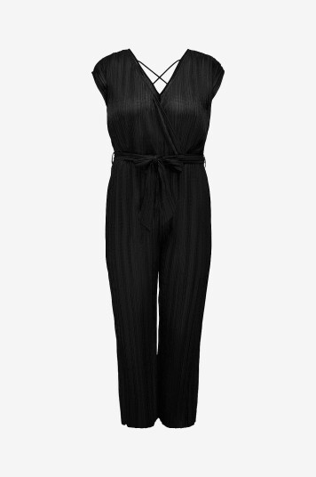 Only Carmakoma Jumpsuit carSafari Life S/L Jumpsuit JrSvart Only Carmakoma Jumpsuit carSafari Life S/L Jumpsuit JrSvart
