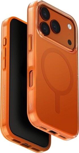 Uniq Clario Magclick Mobildeksel til iPhone 17 Pro - Oransje
