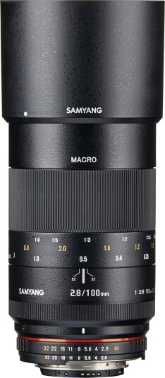 Samyang 100mm F2.8 ED UMC Macro SLR Makro-telefoto Sort