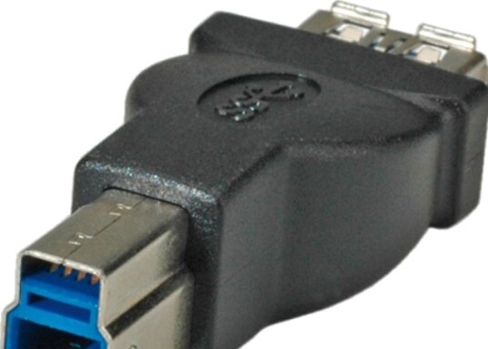 Roline USB-Adapter Type A Hun Til Type B Han 3.0 Svart