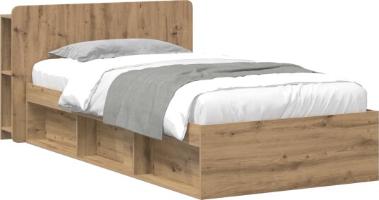 Sengeramme med oppbevaring Artisan eik 80 x 200 cm