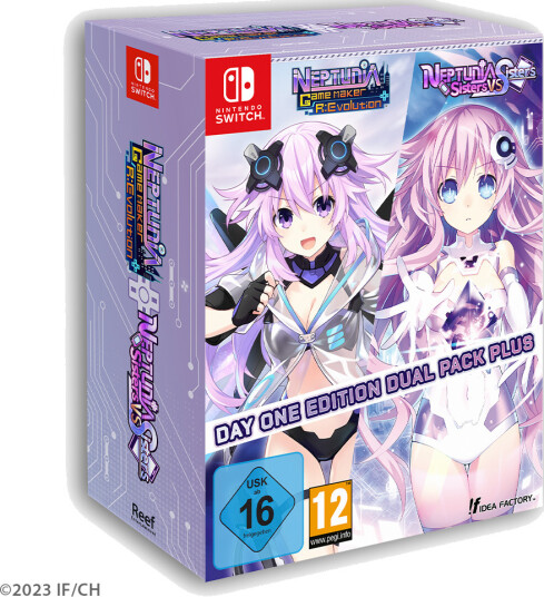 Neptunia Game Maker R:Evolution / Neptunia: Sisters VS Sisters Day One Edition Dual Pack Switch