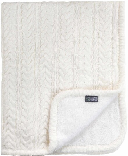Vinter &: Bloom Vinter & Bloom Strikket Teppe Cuddly Ivory Vinter &: Bloom Vinter & Bloom Strikket Teppe Cuddly Ivory
