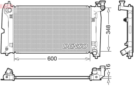 Radiator DENSO DRM50110 Radiator DENSO DRM50110