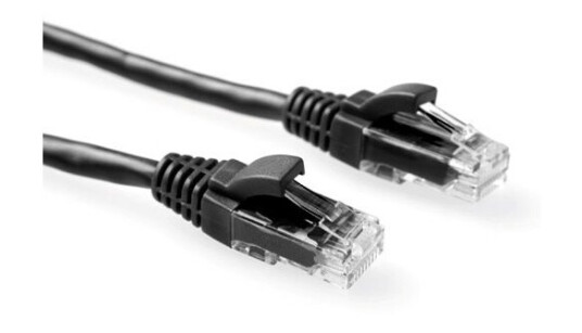 Act Black 1.5 Meter U/Utp Cat6 Patch Cable Component Level With Rj45 Connectors. Cat6 U/Utp Component Bk 1.50M (Ik8951)