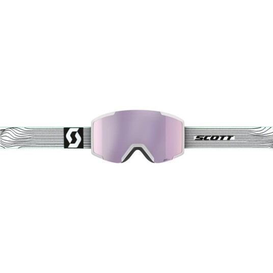 Scott Goggle Shield White/Mint Green Amp Lavender Chrom Scott Goggle Shield White/Mint Green Amp Lavender Chrom