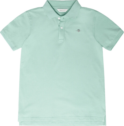 Gant Kids Shield Pique Ss Polo Shirt Green 152