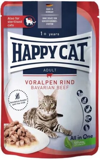 Happy Cat Våtfôr Nötkött 85 g kattemat Happy Cat Våtfôr Nötkött 85 g kattemat
