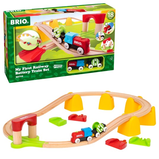BRIO My First Railway Battery Operated Train Set 33710 BRIO My First Railway Battery Operated Train Set 33710