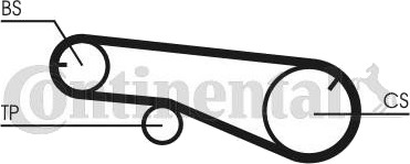 Registerrem CONTITECH CT1109