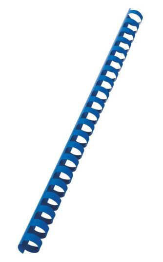 Gbc Combbind - 16 Mm - 21 Ringer - A4 210 X 297 Mm - 145 Ark - Blå - 100 Stk Plastbindekam - For P/N: 2101435 4400399 Ib271106 Ib271717