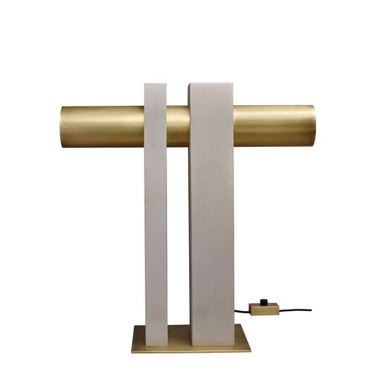 DCW Pi Bordlampe Concrete/Brass
