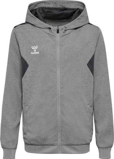 hummel Authentic Full Zip Hettegenser Barn Grå 128