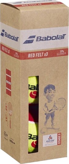 Babolat 3 pack Red Felt