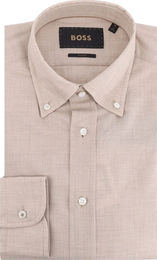 Boss Herre Skjorter Beige XS,