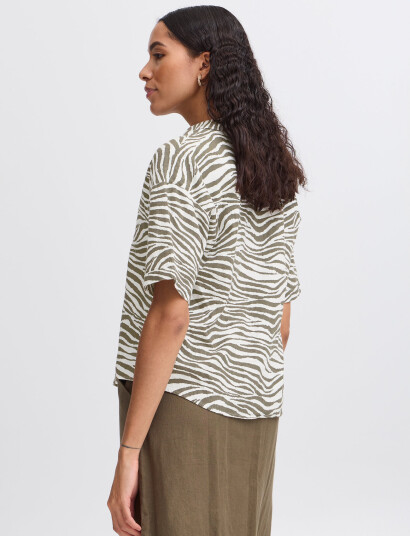 b.young Byfalakka Ss Shirt - - Green - 38
