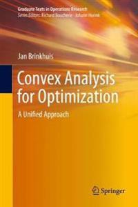 Brinkhuis Jan Convex Analysis for Optimization