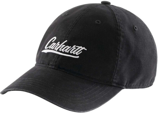 Carhartt Canvas Script Graphic Damer Cap en størrelse Svart