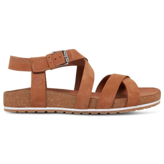 Timberland Women's Malibu Waves Ankle Strap Sandal Brun 41 Woman