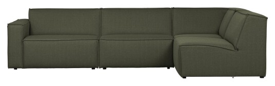 basiclabel Silvijn Hjørnesofa, Høyre, Mørkegrønt stoff Unoliving