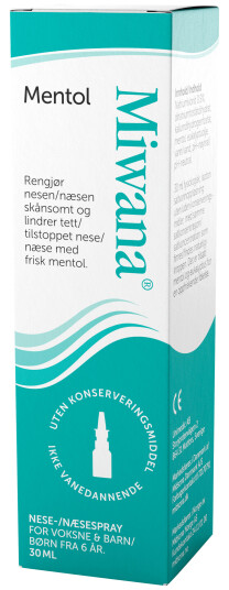 Miwana Mentol Nesespray, 30 ml