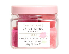 Sunday Rain Rose Exfoliating Cubes