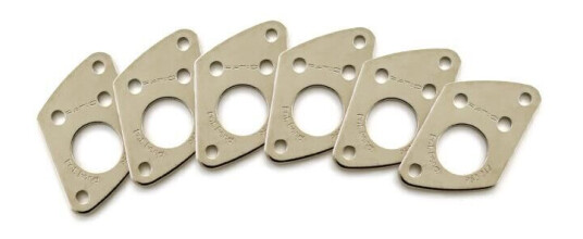 Graph Tech Prt-952-217-N0 Ratio Inviso Match Mounting Plates 6 Pcs. - Nickel Graph Tech Prt-952-217-N0 Ratio Inviso Match Mounting Plates 6 Pcs. - Nickel