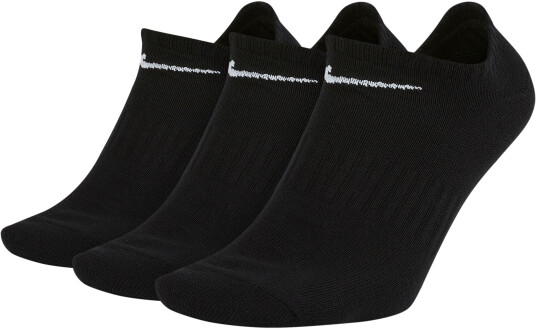 Nike Everyday Lightweight No-Show Black/White M