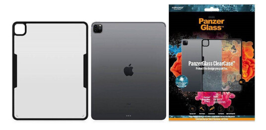 PanzerGlass iPad Pro 12.9 "(2022 / 2021 / 2020 / 2018) PanzerGlass Clear Case Antibakteriell Bakdeksel - Gjennomsiktig