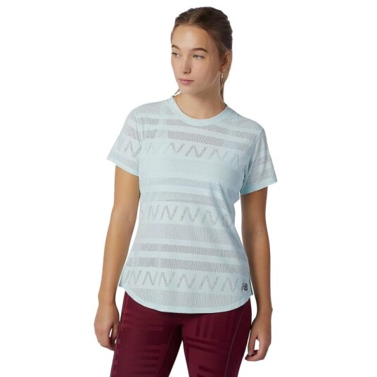 New Balance Women's Q Speed Jacquard Short Sleeve (2022) Bl? XS Woman