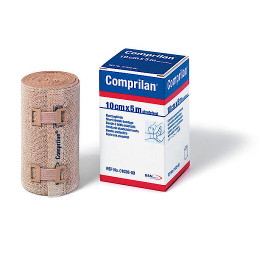 Comprilan Kompresjonsbandasje 8cm x 5 M 1 Stk. Comprilan Kompresjonsbandasje 8cm x 5 M 1 Stk.