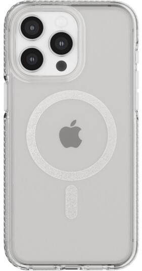 Tech21 EvoCrystal MagSafe-deksel for iPhone 15 Pro Max - Hvit Titanium