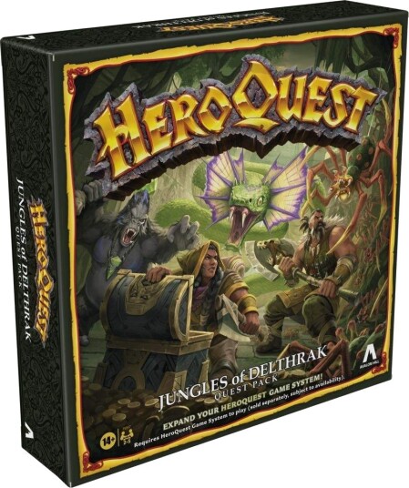 Avalon Hill HEROQUEST JUNGLES OF DELTHRAK 802033 Avalon Hill HEROQUEST JUNGLES OF DELTHRAK 802033