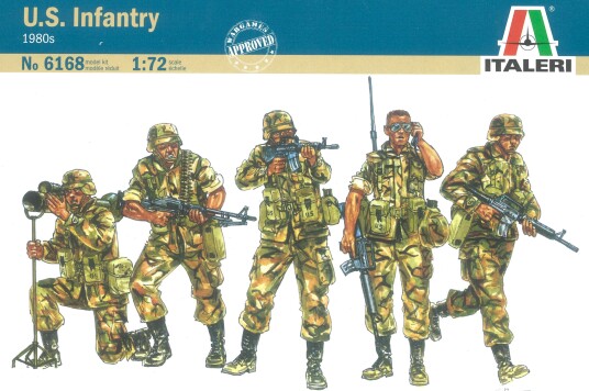 Italeri U.S. Infanteri 1980-Tallet Soldatfigurer 1:72